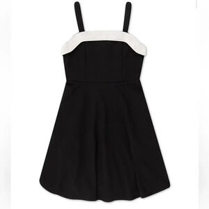 Big Girls Rhinestone Trim Tie Back Sleeveless Dress NWT